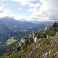 Blick nach Westen kurz bevor wir den höchsten Punkt erreichen