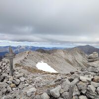 Rückblick von der Kreuzspitze