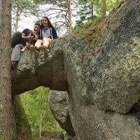 Bärentrail im Waldviertel - der neue Sidestep "Felsengarten", Steinerner Torbogen