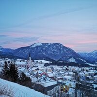 Blick auf die Stadt Mariazell