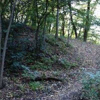 Übergang zum Abstieg über dem Hals