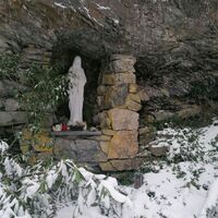 Mariengrotte am Dümel, Nuttlar (Winter) (Bestwiger Panoramaweg)