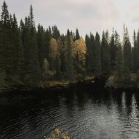Komulanköngäs Wasserfall