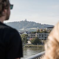 Blick auf den Pöstlingberg Linz
