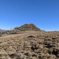 Monte Cavallaria gesehen vom Hügel Pian dei Muli