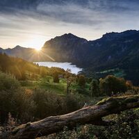 Blick von der Dosegg nach Mellau