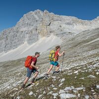 Aufstieg am Toni-Gaugg-Höhenweg