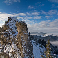 Skitour - Am Zahn über Kolbensattelhütte - am Gipfel
