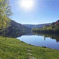 Nagoldtalsperre oberer See - LIegewiese