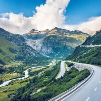 Furkastrasse bei Gletsch