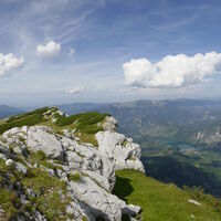 Gipfelpanorama am Großen Woising