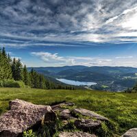 Blick vom Hochfirst zum Titisee