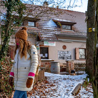 Naturfreundehaus Kiesbuckel im Winter