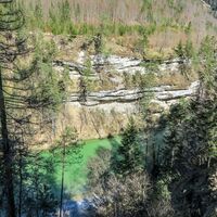 Blick auf die Salza vom Karl August Steig
