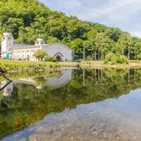 Jugendstil-Wasserkraftwerk bei Heimbach