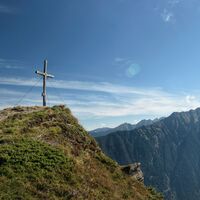 Gipfelkreuz auf der Guschen