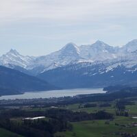 Aussicht in Grundbach - Alpenpanorama-Route Etappe 6