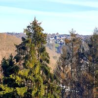 Blick auf Schloss Burg