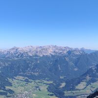 Blick ins Tote Gebirge, unten Tauplitz