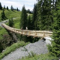 Sie Hängebrücke bei Imschlacht