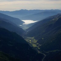 Blick auf die A10 / Zederhaustal