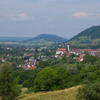 Blick vom Kattenhorner Bühl auf Öhningen