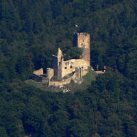 Blick zur Kastelburg bei Waldkirch