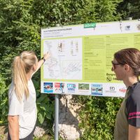 Start Klettersteig Reintalersee