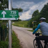 Beschilderung Lurgrotten Tour 739