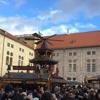 Christmas village in the imperial court of the Residenz