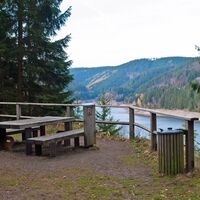 Ohratalsperre Sitzgruppe Rennsteigleiter