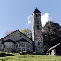 Die romanische Kirche San Carlo in Negrentino