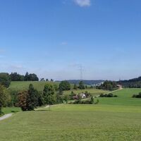 Blick von Niebers in Richtung Ottobeuren