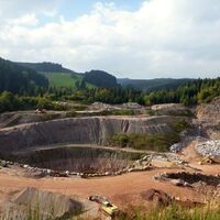 Steinbruch im Groppertal