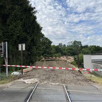 Bahnlinie ab Wilhelmsburg/Traisen wird grad renoviert. Schienenersatzverkehr bis Schrambach (Stand: Juli 2023)
