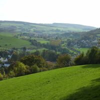 Blick von Föckelberg auf Gimsbach