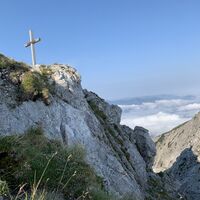Gipfelkreuz der Riffelspitze
