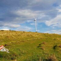 Windrad auf der Sommeralm_Naturpark Almenland_Oststeiermark