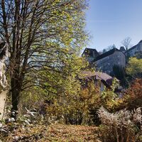 Blick auf Schloss Plankenwarth