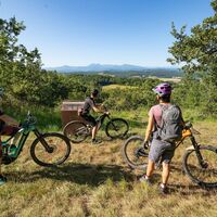 GT MTB Ariège Pyrenäen Panorama von Teilhet Tabarianne