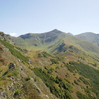 Rückblick - der Eiskarspitz lugt noch etwas hervor