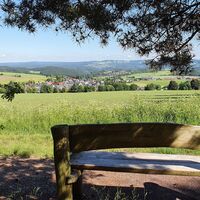 Aussicht am Panoramaweg vom Naturpark-Tor Langer Berg