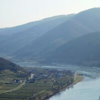 Abstieg Blick nach Spitz