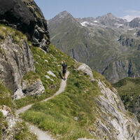 Wanderer zwischen Brunet und Panossière
