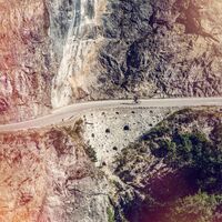 Radfahrer, Route d'Anniviers