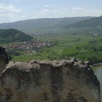 Ruine Dürnstein Donaublick