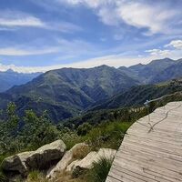 Aussichtsplattform am Vaccera-Pass - Süden