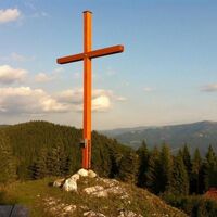 Gipfelkreuz auf der Hohen Scheibe