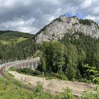 Kalte Rinne-Viadukt und Polleroswand