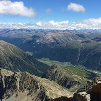 Aussicht auf Chamues-ch